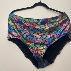 Torrid Mermaid Print Bikini Bottoms